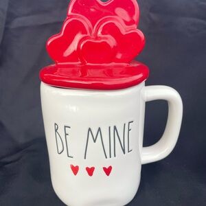 Be Mine Red and White Mug